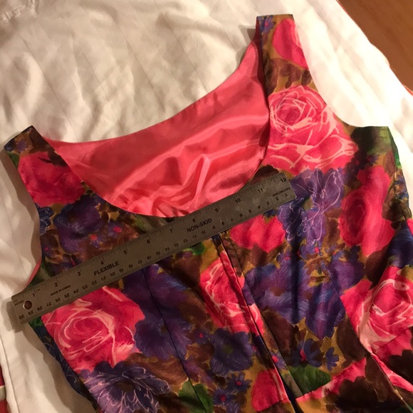 Homemade psychedelic 70s gown vintage dress sz4? - Picture 6 of 6